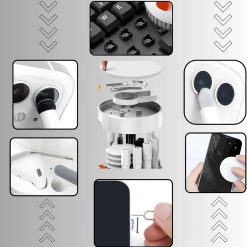 mobile, laptop, desktop, earbuds, earphones and other device cleaning kit