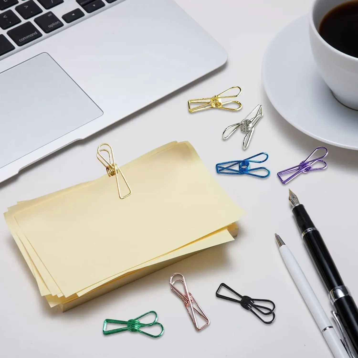 Premium High Quality Multi Color Stainless Steel Clothes Hanging Clips (Big Size) (10 Pieces) - Image 7