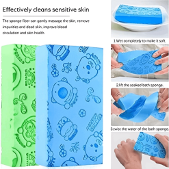 premium quality soft pva material body cleaning sponge