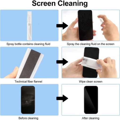 7 in 1 Cleaning Kit for Electronic Items, Smartphones, Desktop & Laptops, Cameras, Earbuds - Image 9