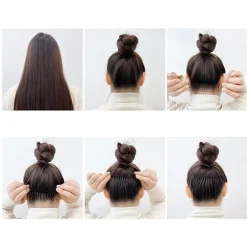 using techniques of U shape hair arrange clip for females