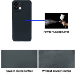 Hooxar powder coated anti-fingerprint soft silicone back cover for Oppo K13 5G mobile phone