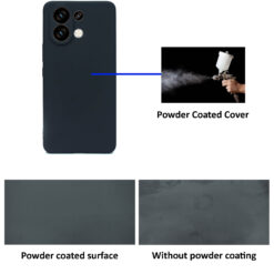 Hooxar powder coated anti-fingerprint soft silicone back cover for Oppo K13 Turbo 5G and Oppo K13 Turbo Pro 5G mobile phone