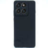 Motorola Edge 60 Pro mobile silicone soft mobile back cover with inside microfiber cloth black color