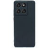 Motorola Edge 60 or 60 Fusion mobile silicone soft mobile back cover with inside microfiber cloth black color