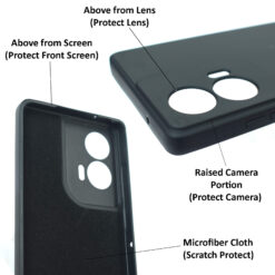 Motorola Edge 50 Fusion 5G, Motorola G96 5G silicone mobile cover protect camera, lenses, screen and backside scratches