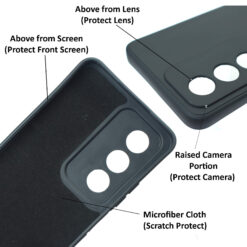 Silicone back cover for Oppo A3 Pro 5G mobile, cover protect camera, lenses, screen and backside scratches