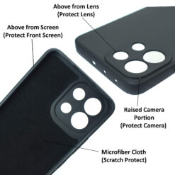 Silicone back cover for Oppo K13 5G mobile, cover protect camera, lenses, screen and backside scratches