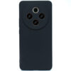 Vivo T4 5G and iQOO Z10 5G silicone soft mobile back cover with inside microfiber cloth black color