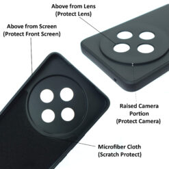 Vivo T4 5G or iQOO Z10 5G silicone mobile cover protect camera, lenses, screen and backside scratches