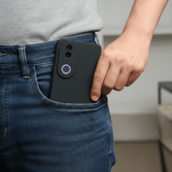 Vivo V50 or T4R or iQOO Z10R mobile back cover black color easy to carry in pockets