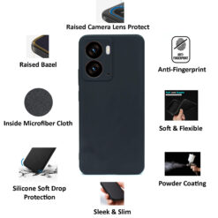 features and qualities of Hooxar silicone back cover which is compatible with Realme P3 5G smartphone