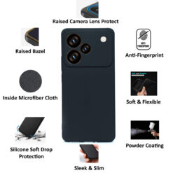 features and qualities of Hooxar silicone back cover which is compatible with Realme P4 Pro 5G smartphone