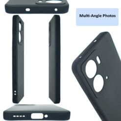 multiangle photos of silicone mobile back cover for Realme P3 5G mobile phone