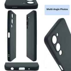 multiangle photos of silicone mobile back cover for Vivo T4 Lite 5g, Vivo Y19 5G and iQOO Z10 Lite 5G mobile phone
