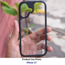 Live photo of Hooxar anti yellow mobile back cover for Apple iPhone 17 mobile