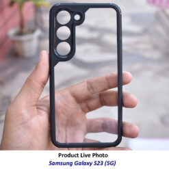 Live photo of Samsung Galaxy S23 mobile back cover