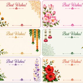 Flower Sticker10 (6 Piece)