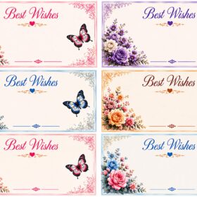 Flower Sticker4 (6 Piece)