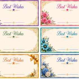 Flower Sticker5 (6 Piece)