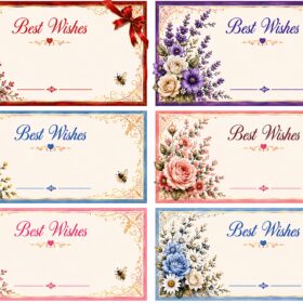 Flower Sticker6 (6 Piece)