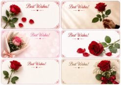 6 piece rose flower theme (02)