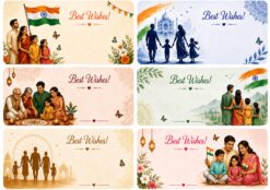 6 pieces indian festivals theme sticker